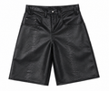 Black Leather Shorts